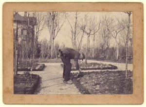 Gustave Caillebotte Gardening at Petit Gennevilliers, February 1892 by Martial Caillebotte